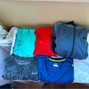 NIKE/FILA BUNDLE/LOT of MENS Athleisure Clothing ALL Size Large
